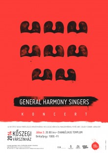 General Harmony Singers koncert plakát